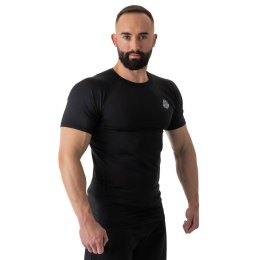 Rashguard krótki rękaw czarny BlackRS - XLRashguard krótki rękaw czarny Koszulka treningowa kompresyjna MMA DBX BUSHIDO XL