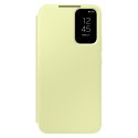 Etui pokrowiec z klapką okienkiem portfel na kartę Galaxy A34 5G Smart View Wallet limonkowe