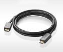 Kabel przewód jednokierunkowy z DisplayPort na HDMI 4K 30Hz 32 AWG 2 m czarny