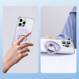 Magnetyczny uchwyt na telefon na palec MagSafe fioletowy