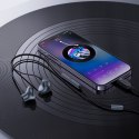 Słuchawki douszne do iPhone iPad ze złączem Lightning 1.2 m czarne