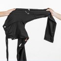 Komfortowe spodnie rowerowe oddychający materiał rozmiar 2XL czarne