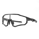 Okulary rowerowe fotochromowe z ramką i filtrami UV 400 UVA i UVB czarne
