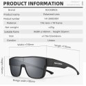 Okulary rowerowe z polaryzacją ramką i filtrem UV 400 szare