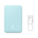 Powerbank Magnetic Mini 20000 mAh 20W + kabel USB-C niebieski