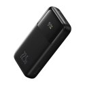 Powerbank z wyświetlaczem 10000mAh 22.5W + kabel USB-A / USB-C czarny