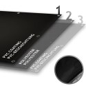 JAGO Plandeka 650 g/m², aluminiowe oczka, czarna, 3 x 5 m