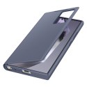 Oryginalne etui case Smart View Wallet z klapką do Samsung Galaxy S24 Ultra fioletowy