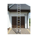 DRABINA TELESKOPOWA ALUMINIOWA przystawna do 320cm do 150 kg