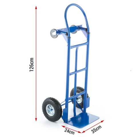 Wózek magazynowy platformowy transportowy / młynarka 2w1 - 250kg
