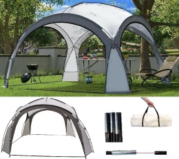 PAWILON EVENTOWY ogrodowy na piknik + torba - SZAROSZARY