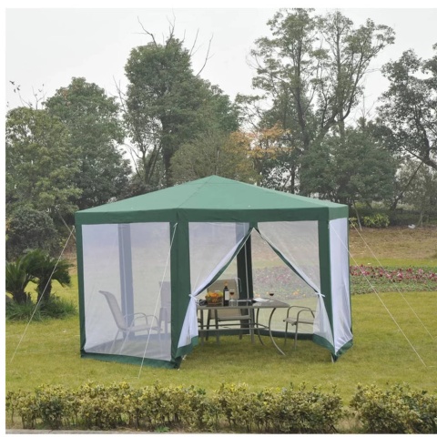 NAMIOT OGRODOWY z moskitierą pawilon 2x2x2m - na jacuzzi basen do 10ft