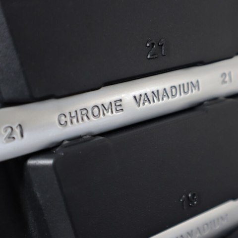 Klucze płasko-oczkowe z grzechotką 13 elementów