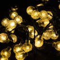 Lampki solarne 60 LED 10m łańcuch girlanda