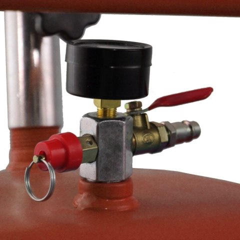 Mobilna Zlewarka do Oleju 80L Czerwona