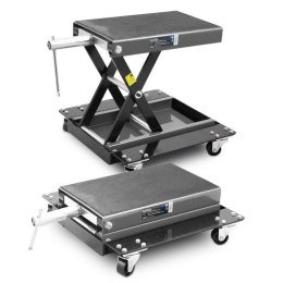 Mobilny podnośnik motocyklowy nożycowy do 500kg grafitowy