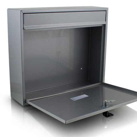 NOWOŚĆ SKRZYNKA POCZTOWA NA LISTY CIEMNO SZARA