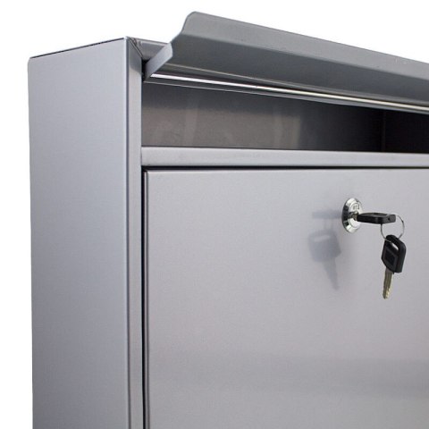 NOWOŚĆ SKRZYNKA POCZTOWA NA LISTY CIEMNO SZARA