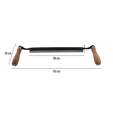 Ośnik do korowania kory prosty 25cm