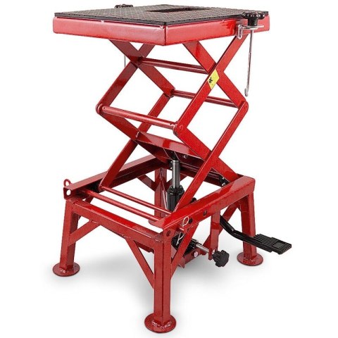 Podnośnik hydrauliczy nożycowy czerwony