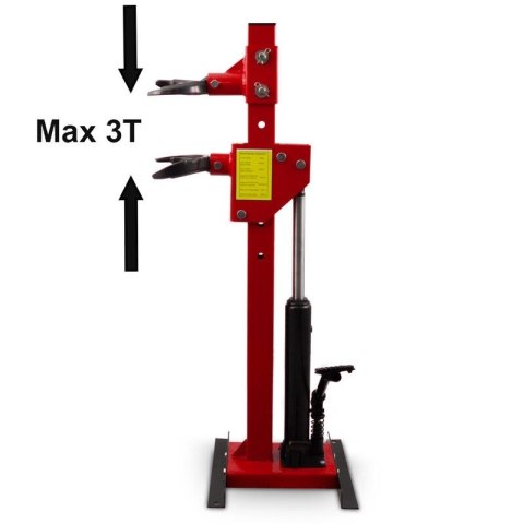 Ściągacz hydrauliczny do sprężyn 3T czerwony