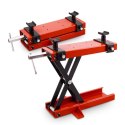 Podnośnik motocyklowy korbowy do 500kg czerwony