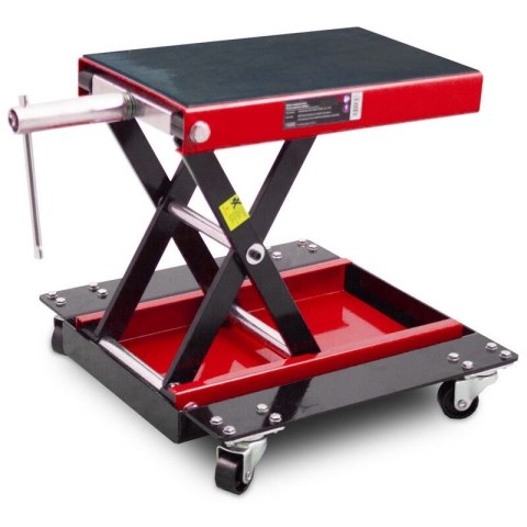 Podnośnik motocyklowy mobilny do 500kg czerwony