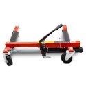 Wózek manewrowy hydrauliczny pod koła 1 sztuka czerwony