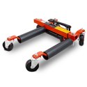 Wózek manewrowy hydrauliczny pod koła 1 sztuka czerwony