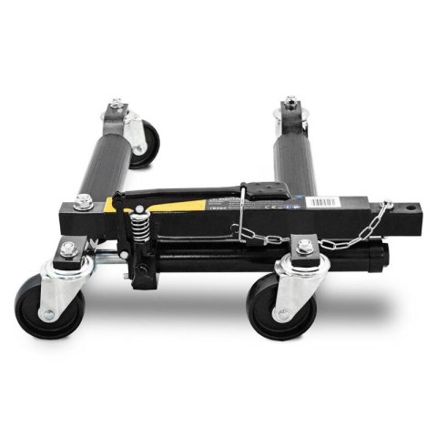 Wózek manewrowy hydrauliczny pod koła 2 sztuki czarny