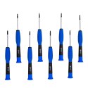 Zestaw wkrętaków bitów Torx płaskie krzyżowe 100el