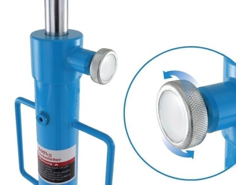 Hydrauliczny podnośnik do skrzyń biegów do 500kg niebieski