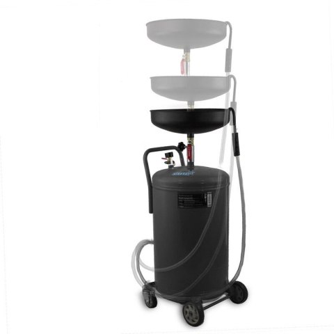 Mobilna Zlewarka do Oleju 80L Czarna