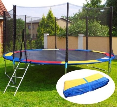 Osłona sprężyn do trampoliny 10 ft miekka mata zabezpieczająca 305-312 cm kolorowa
