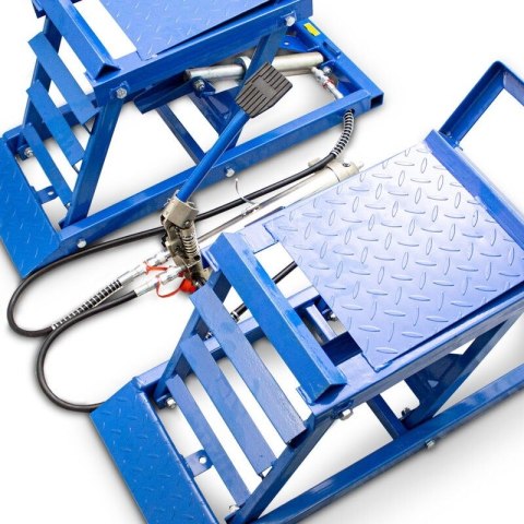 Rampy z podnośnikiem hydraulicznym najazdy samochodowe 2720kg