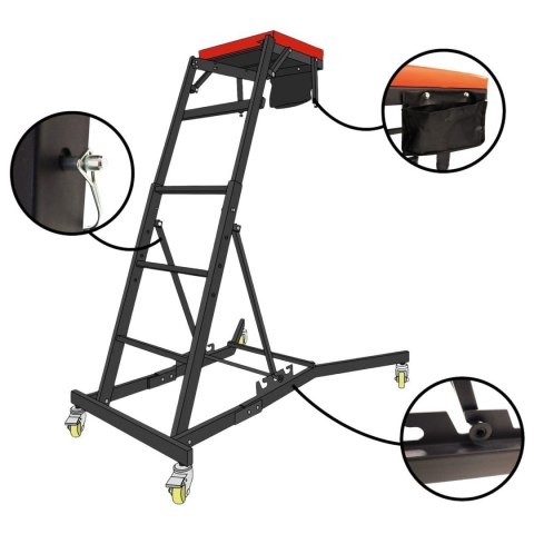 Stołek warsztatowy platforma 200kg