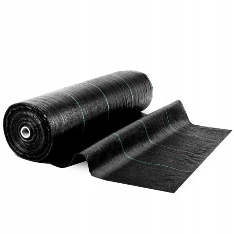 AGROWŁÓKNINA Ogrodowa 1,6m x 100m 90g/m2 + 100 szpilek Czarna