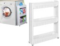 Szafka na kółkach mobilna biała do pralki