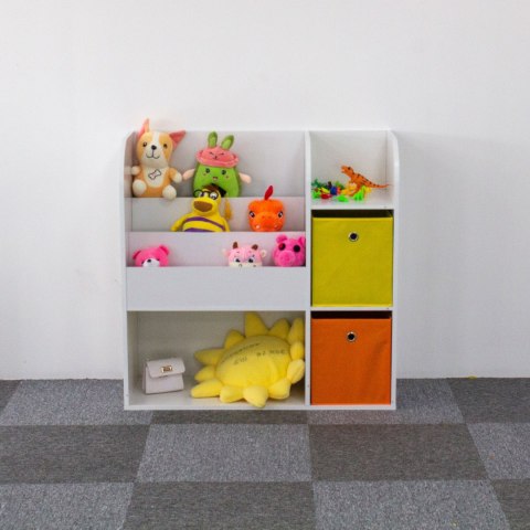 Regał drewniany dla dzieci szafka dziecięca przegrody organizer ECOTOYS
