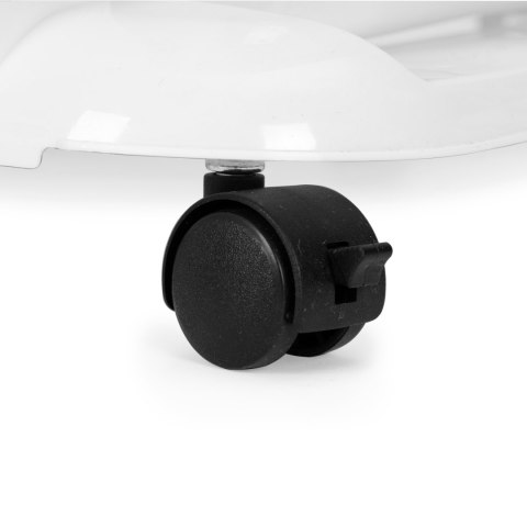 Regał z 4 wysuwanymi szufladami nogi z kółkami ModernHome