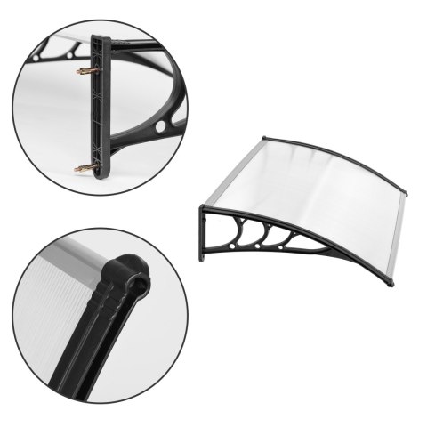 Daszek nad drzwi 150x80 cm zadaszenie osłona poliwęglan MultiGarden