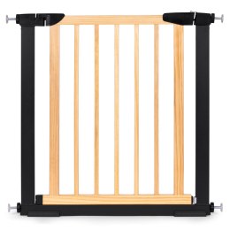 Bramka barierka zabezpieczająca 74-80 cm na schody i drzwi metal drewno ECOTOYS
