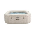 Nadmuchiwane SPA kwadratowe basen z hydromasażem 6 os. 196x71 cm akcesoria premium INTEX 28472