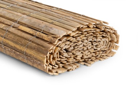Dwustronna mata bambusowa 150x500 cm na balkon taras ogrodzenie naturalna MultiGarden