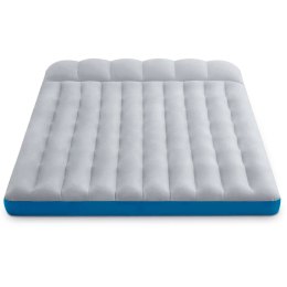 Materac dmuchany dwuosobowy kempingowy 193x127x17 cm łóżko z zagłówkiem INTEX 67999