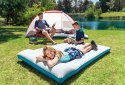 Materac dmuchany dwuosobowy kempingowy 193x127x17 cm łóżko z zagłówkiem INTEX 67999