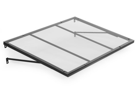 Daszek nad drzwi wejściowe 113x80 cm zadaszenie osłona UV MultiGarden