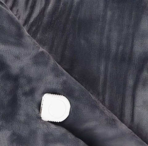 Koc elektryczny dwustronny 120x160 cm mata grzewcza regulacja temperatury pilot