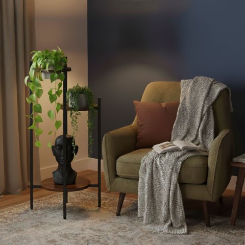 Kwietnik stojący stojak na kwiaty ozdoby 3 poziomy loft ModernHome