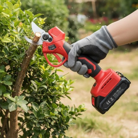 Sekator akumulatorowy elektryczny do gałęzi żywopłotu 21V